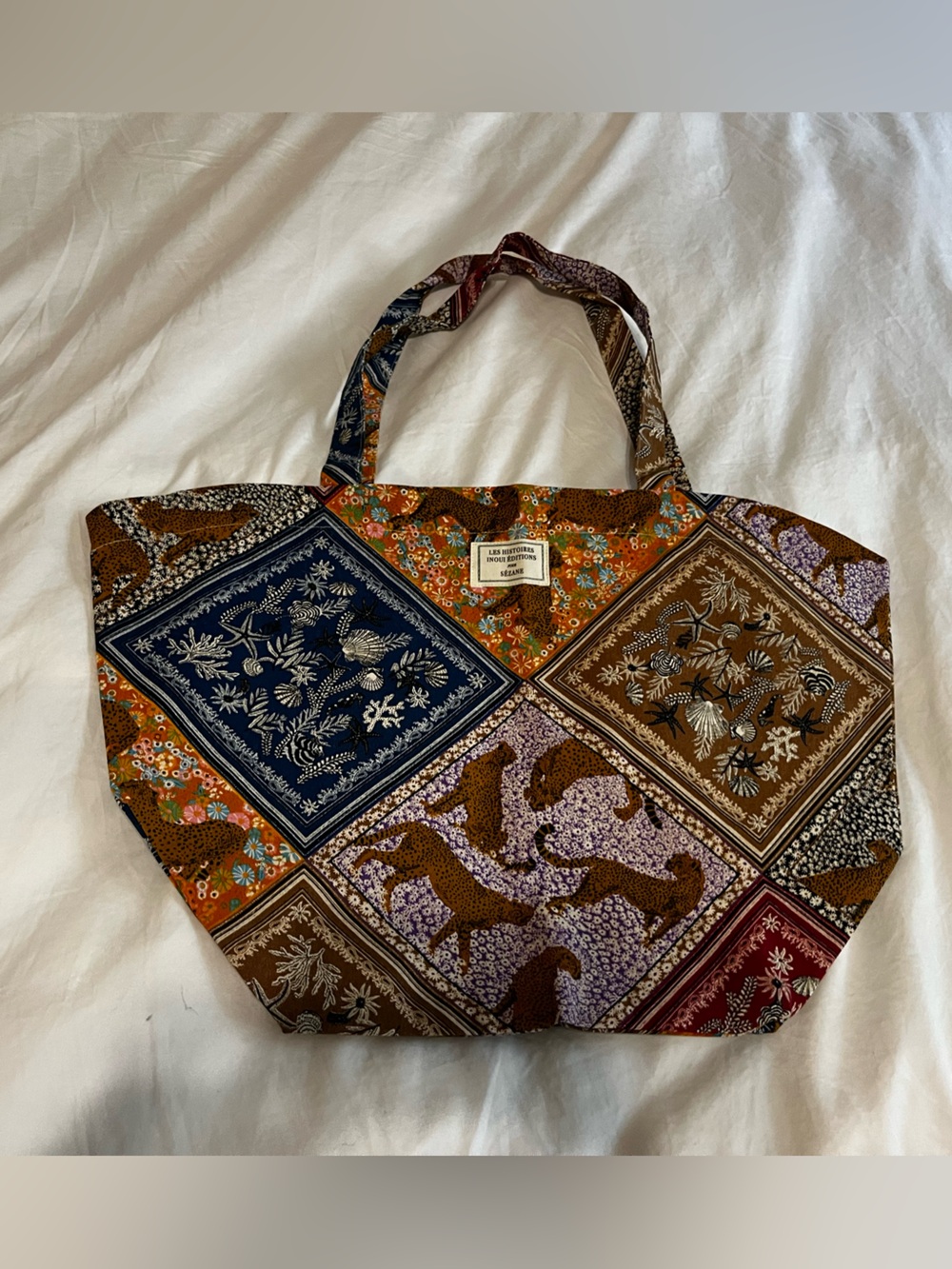 Sezane Inoui editions tote bag